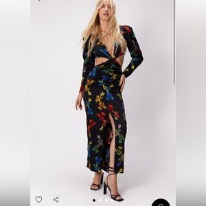 Floral Cut Out Dress